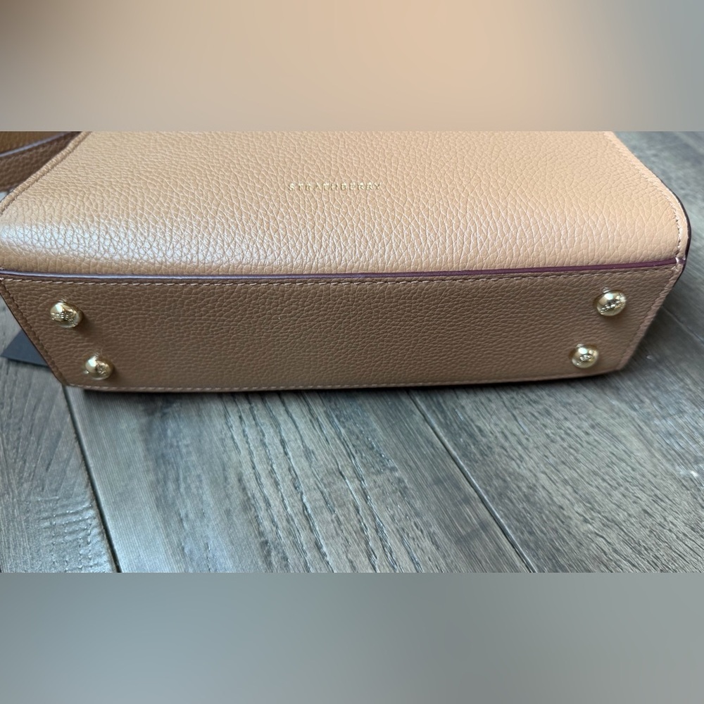 Strathberry Tan Crossbody Bag NWT 685$ - Picture 11 of 17